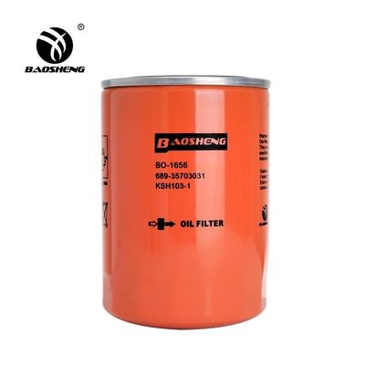 High Temperature Resistant Large Capacity Excavator Oil Filter KSH103-1 689-36703021 Per KATO 130mm Engine Protection