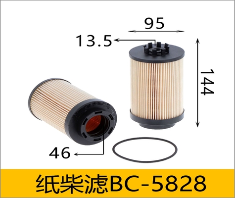 SN70316 10289138 filtro carburante per escavatore PU1059/2x filtro dal centro in carta combustibile