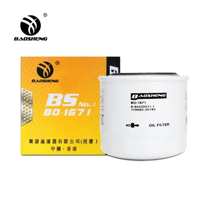 1196600-35150 filtro del carburante dal motore diesel di Oil Filter 80mm OD dell'escavatore