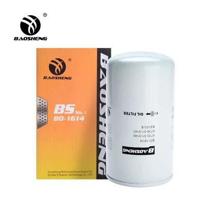Filtro per olio per escavatori resistente all'alta temperatura e alla corrosione 6735-51-5140 67635-51-5141 170 mm Altezza Protezione motore